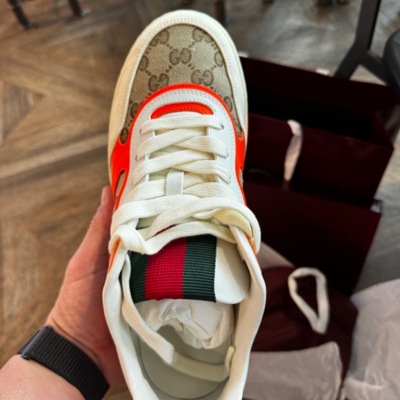 Gucci Re-Web Orange w/Monogram print - Picture 6 of 7